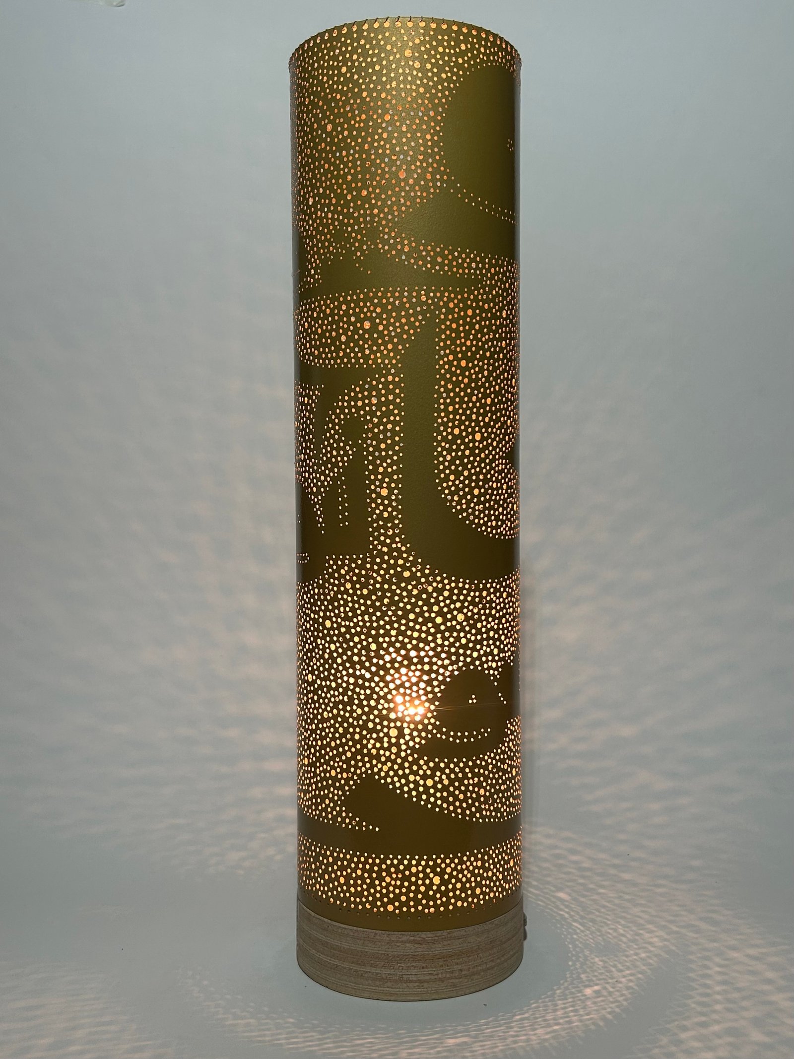 Cylinder - Large, With Calligraphy - Light On